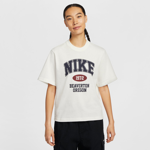 NIKE耐克2025女子AS W NSW SS BOXY RETRO TEE GCE针织无领短TIH0825-133
