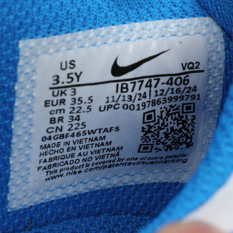 NIKE耐克2025男大童NIKE DUNK LOW BG儿童IB7747-406