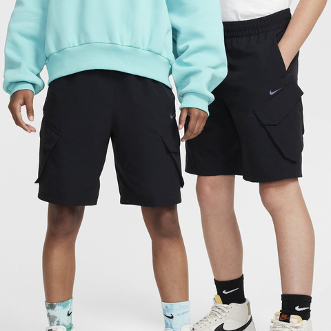 NIKE耐克2025大童K NSW CITY UTILITY CARGO SHORT梭织短裤FZ4903-010