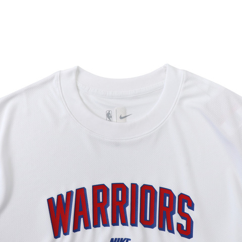 NIKE耐克2025男子AS GSW MNK DF SS TOP PREGM HWC针织无领短TFZ0142-100