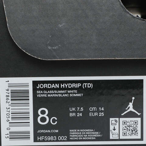 NIKE耐克2025男婴童JORDAN HYDRIP (TD)乔丹HF5983-002