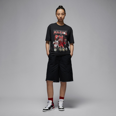 NIKE耐克2025女子AS W J FLT CHICAGO BIG SHORT梭织短裤HJ0091-010