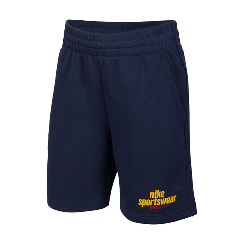 NIKE耐克2025大童K NSW CLUB FT SHORT FMLY -PD针织短裤HJ2624-451