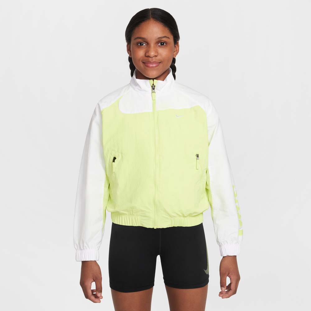 NIKE耐克2025大童K NSW WOVEN FZ JKT GCEL梭织无帽外套IF0602-736