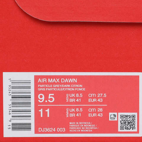 NIKE耐克2025男子AIR MAX DAWN休闲DJ3624-003