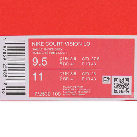 NIKE耐克2025男子NIKE COURT VISION LO休闲HV2530-100