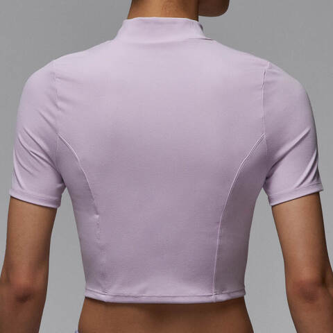 NIKE耐克2025女子AS W J SS SOLID KNIT TOP针织有领短THJ0084-530