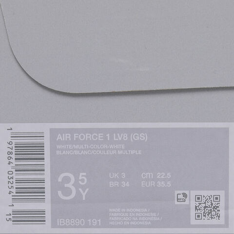NIKE耐克2025男大童AIR FORCE 1 LV8 (GS)儿童IB8890-191