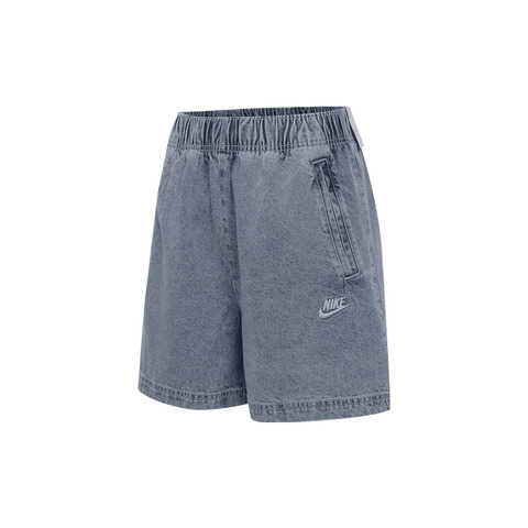 NIKE耐克2025女子AS W NSW DENIM SHORT GCEL针织短裤IF0624-440