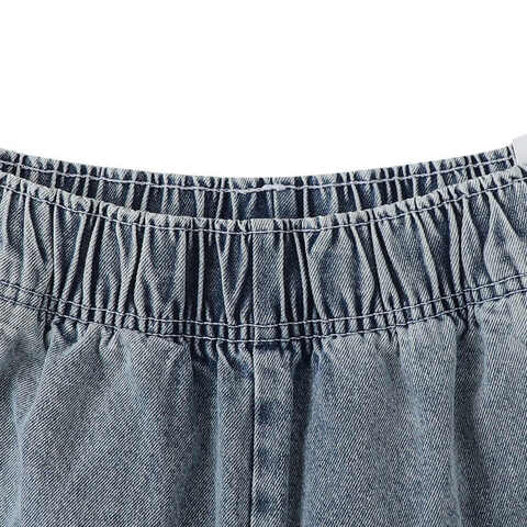 NIKE耐克2025女子AS W NSW DENIM SHORT GCEL针织短裤IF0624-440