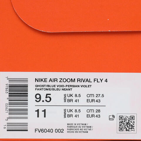 NIKE耐克2025男子NIKE AIR ZOOM RIVAL FLY 4跑步FV6040-002