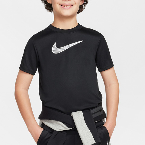 NIKE耐克2025大童K NK DF TRPHY23 SS TOP GX针织无领短THF8079-010