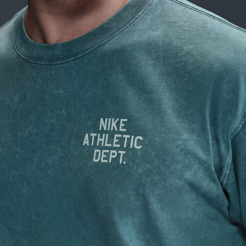 NIKE耐克2025男子AS M NK TEE M90 GYM CULT针织无领短THJ3694-006