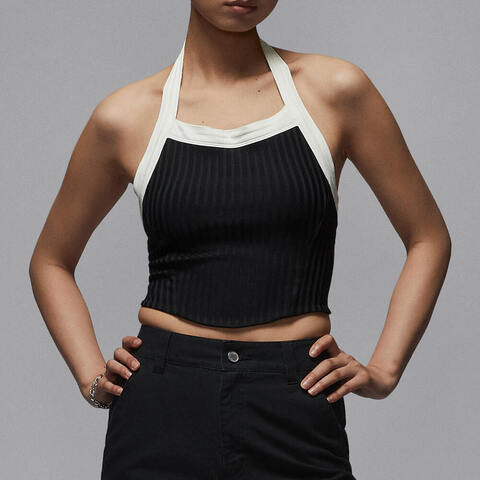 NIKE耐克2025女子AS W J POOLSIDE HALTER TOP吊带背心HJ0053-010