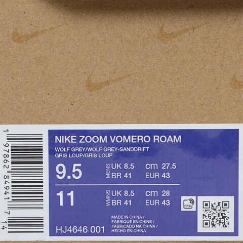NIKE耐克2025男子NIKE ZOOM VOMERO ROAM休闲HJ4646-001