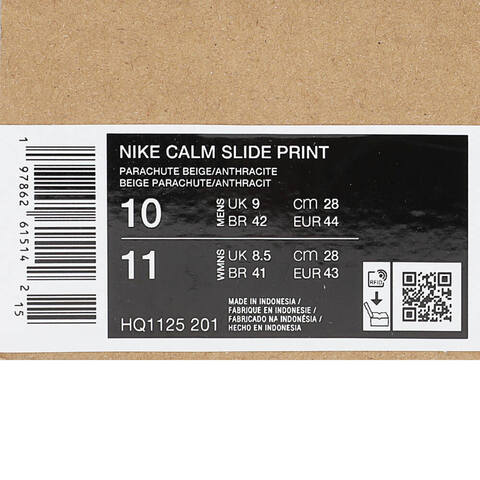 NIKE耐克2025男子NIKE CALM SLIDE PRINT休闲HQ1125-201
