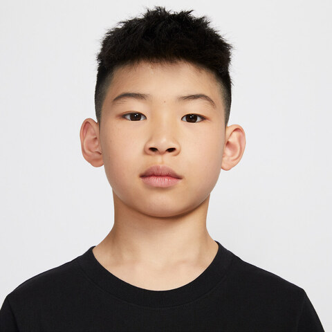 NIKE耐克2025男大童KB K NK TEE WT针织无领短TIH2218-010