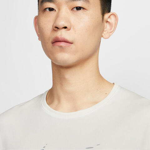 NIKE耐克2025男子AS M NK DF UV MILER FLASH SS针织无领短TIB4128-133