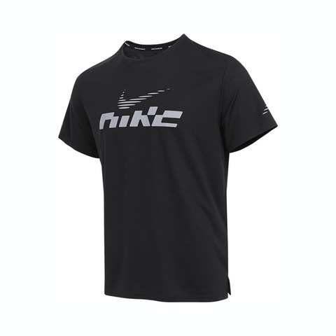 NIKE耐克2025男子AS M NK DF UV MILER FLASH SS针织无领短TIB4128-010