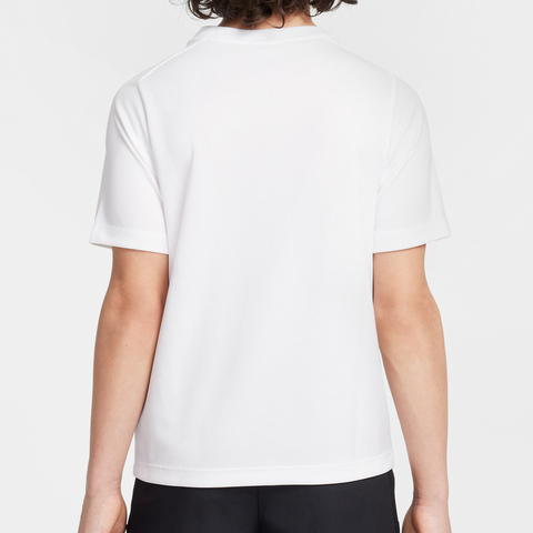 NIKE耐克2025大童B NK DF MULTI SS TOP HBR针织无领短THF8100-100