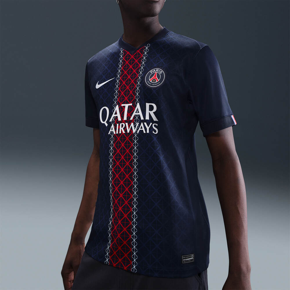 NIKE耐克2025男子PSG M NK DF JSY SS STAD HM针织无领短THJ4593-411