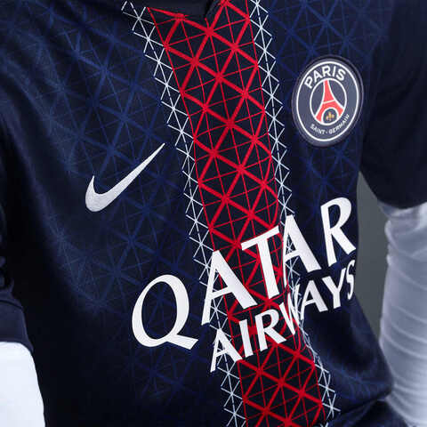 NIKE耐克2025男子PSG M NK DF JSY SS STAD HM针织无领短THJ4593-411