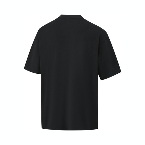 NIKE耐克2025男子空白男子纯黑 Oversize 风T恤针织无领短TDX7959-010