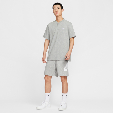 NIKE耐克2025男子AS M NK CLUB SS HENLEY针织有领短THQ5975-063