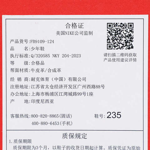 NIKE耐克2025男大童NIKE DUNK LOW (GS)儿童FB9109-124