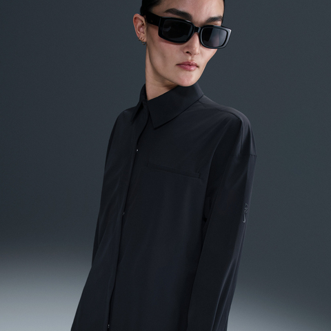 NIKE耐克2025女子AS W NK 24.7 DF LS SHIRT WVN梭织无帽外套HQ0237-010