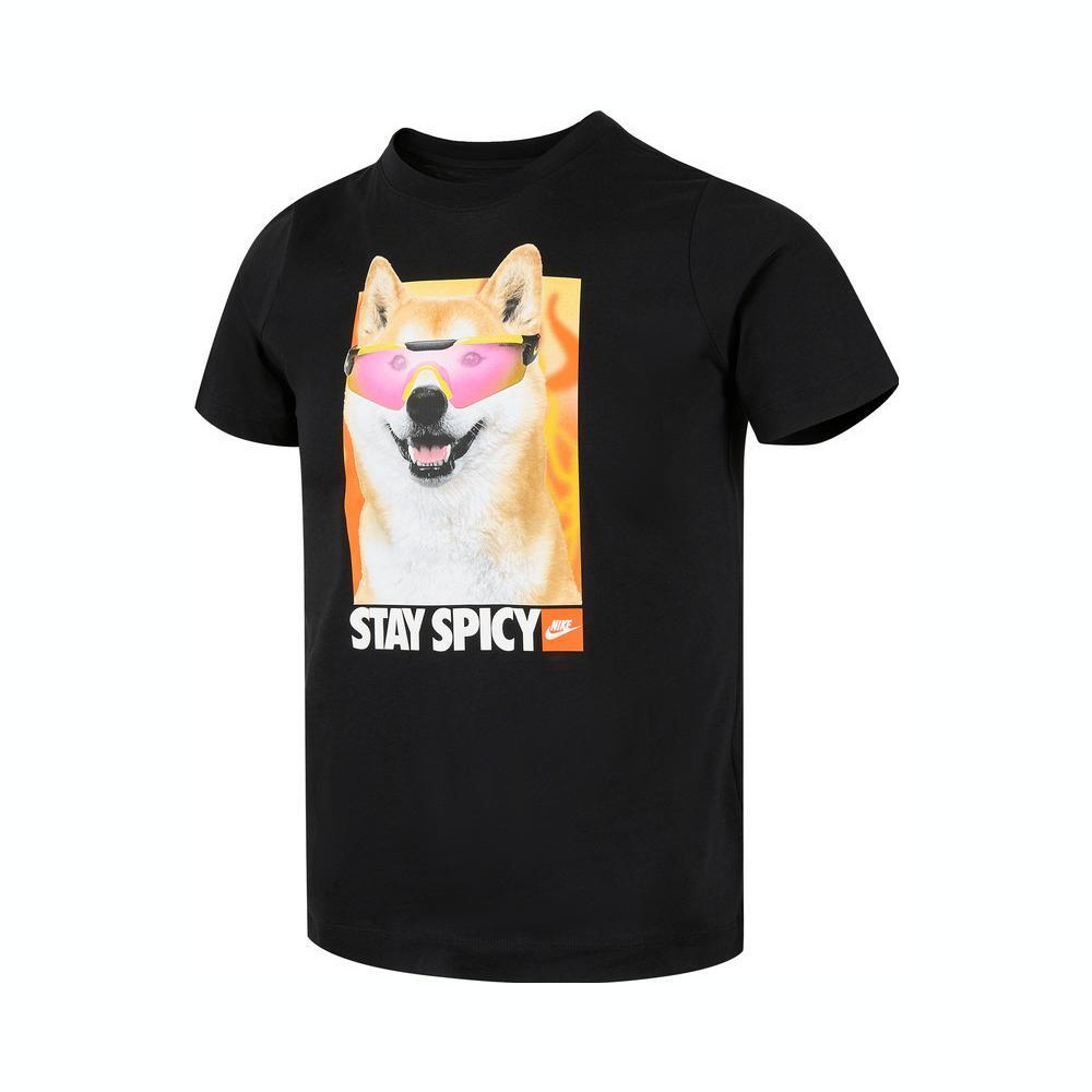NIKE耐克2025大童K NSW TEE PHOTO SHIBA针织无领短THV5206-010