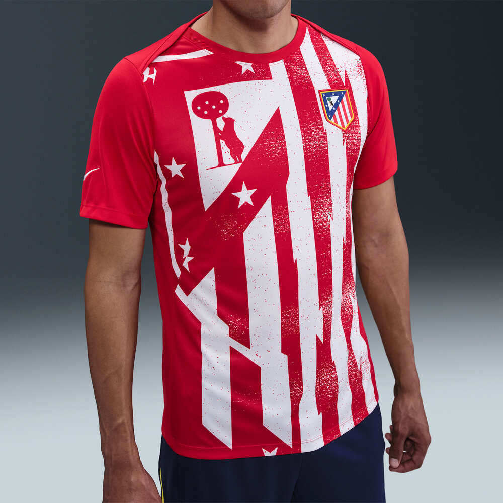 NIKE耐克2025男子ATM MNK DF ACDPR SS TOP KHA PM针织无领短THJ7136-614