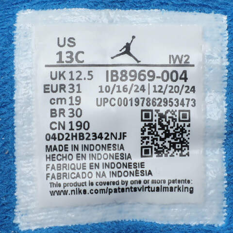 NIKE耐克2025男小童JORDAN 3 RETRO OG BP乔丹IB8969-004