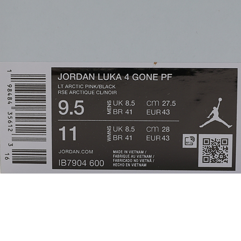NIKE耐克2025男子JORDAN LUKA 4 GONE PF乔丹IB7904-600