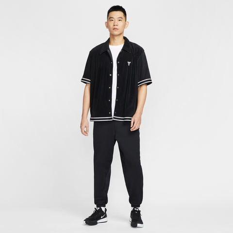NIKE耐克2025男子AS KB M NK PLEATED SS TOP针织无领短TIB0021-010