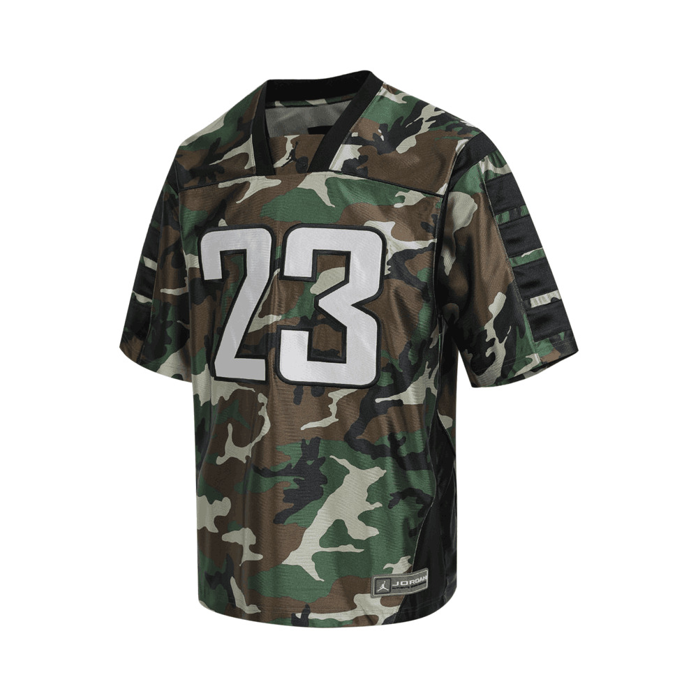 NIKE耐克2025男子M J CAT SCRATCH JERSEY CAMO针织无领短THQ4706-394