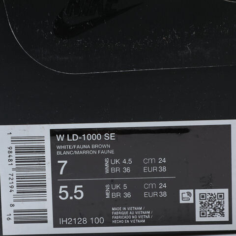 NIKE耐克2025女子W LD-1000 SE休闲IH2128-100