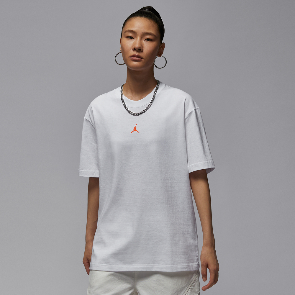 NIKE耐克2025女子AS W J SS OS TEE GCEL针织无领短TII0489-100