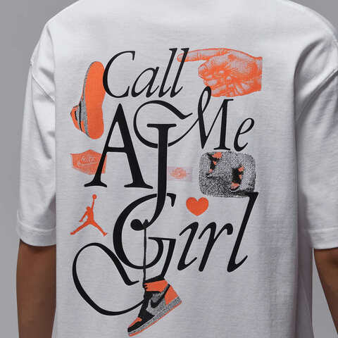 NIKE耐克2025女子AS W J SS OS TEE GCEL针织无领短TII0489-100