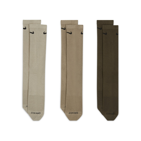 NIKE耐克2025男子U NK ED PLUS LTWT CREW 3PR 132中袜优惠装SX6891-915