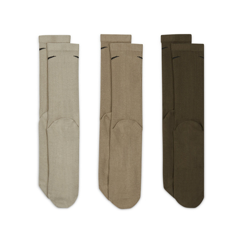 NIKE耐克2025男子U NK ED PLUS LTWT CREW 3PR 132中袜优惠装SX6891-915