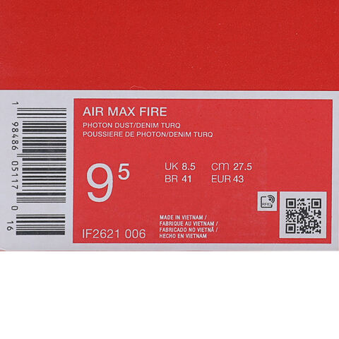 NIKE耐克2025男子AIR MAX FIRE休闲IF2621-006