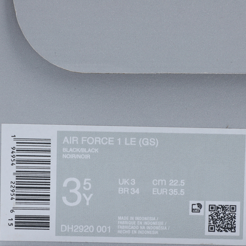 Nike KidsNike Kids2026男大童AIR FORCE 1 LE (GS)儿童DH2920-001