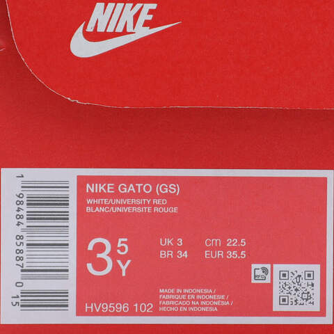 NIKE耐克2025男大童NIKE GATO (GS)儿童HV9596-102