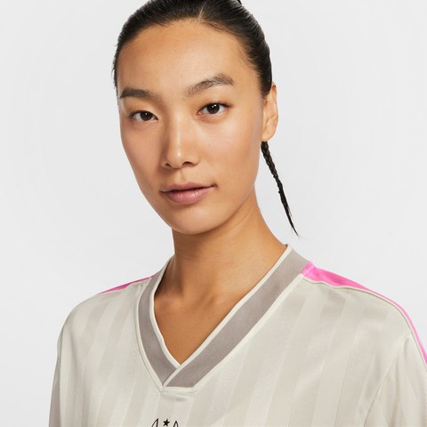 NIKE耐克2025女子AS W NSW V NECK JERSEY针织无领短TIH8505-133