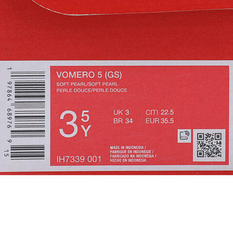 NIKE耐克2025男大童VOMERO 5 (GS)儿童IH7339-001