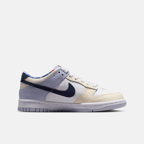NIKE耐克2025男大童NIKE DUNK LOW (GS)儿童IH7343-141