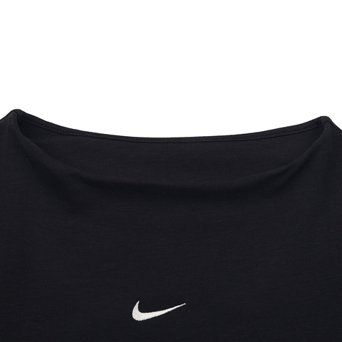 NIKE耐克2025女子AS W NSW NK CHLL KNT SS MOCK T针织无领短THV2402-010