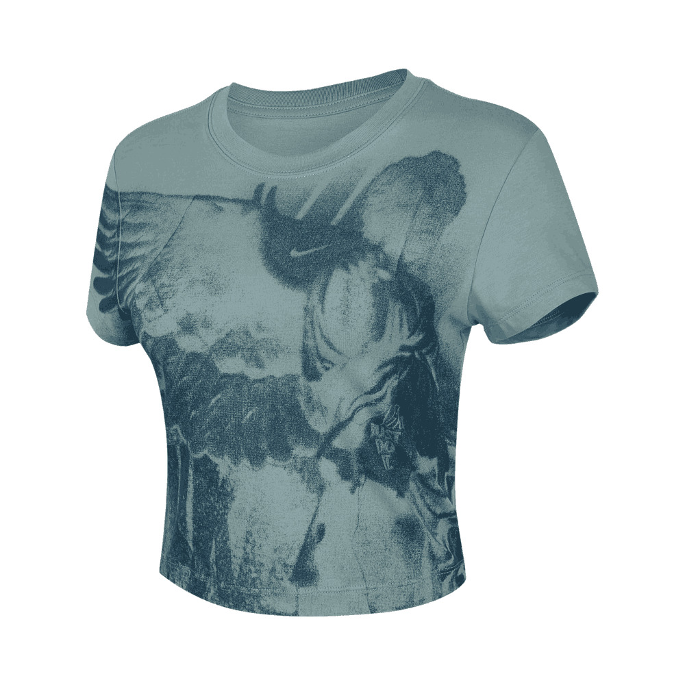 NIKE耐克2025女子AS W NSW NK CHLL KNT CRP TEE O针织无领短THV5001-017