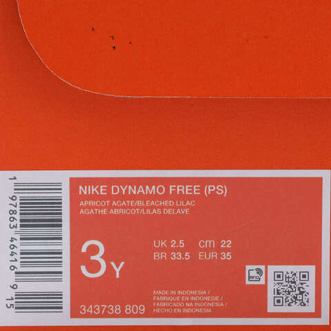 NIKE耐克2025小童NIKE DYNAMO FREE (PS)儿童343738-809